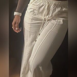 Elegant White Women's Pants